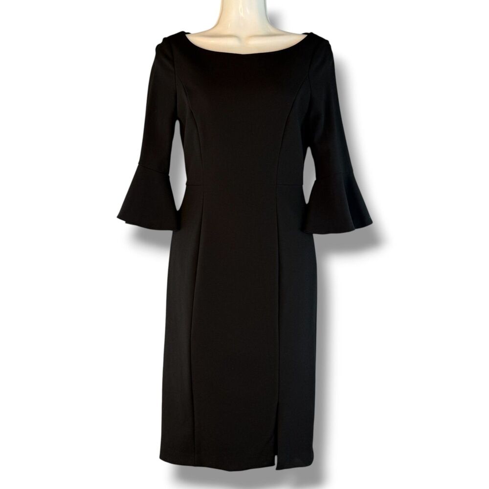 White House Black Market 3/4 Sleeve Bell Dres Size 00 Special Occasion/Luxury